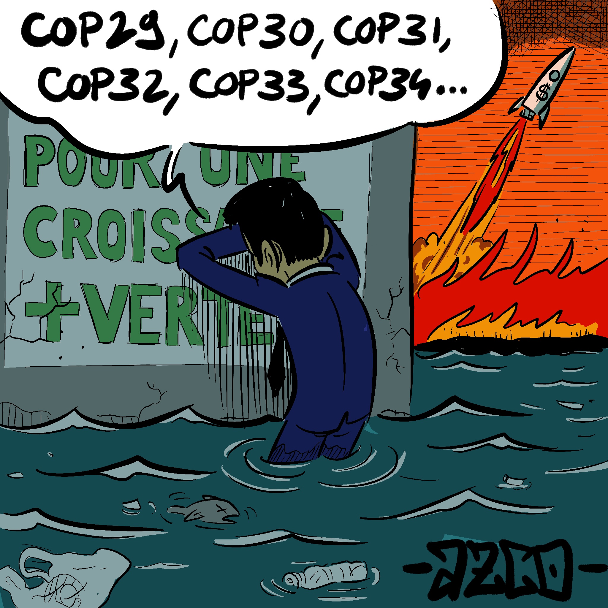 Un salary man qui joue a cache cahe