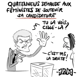 Quatennens qui séduit les féministes