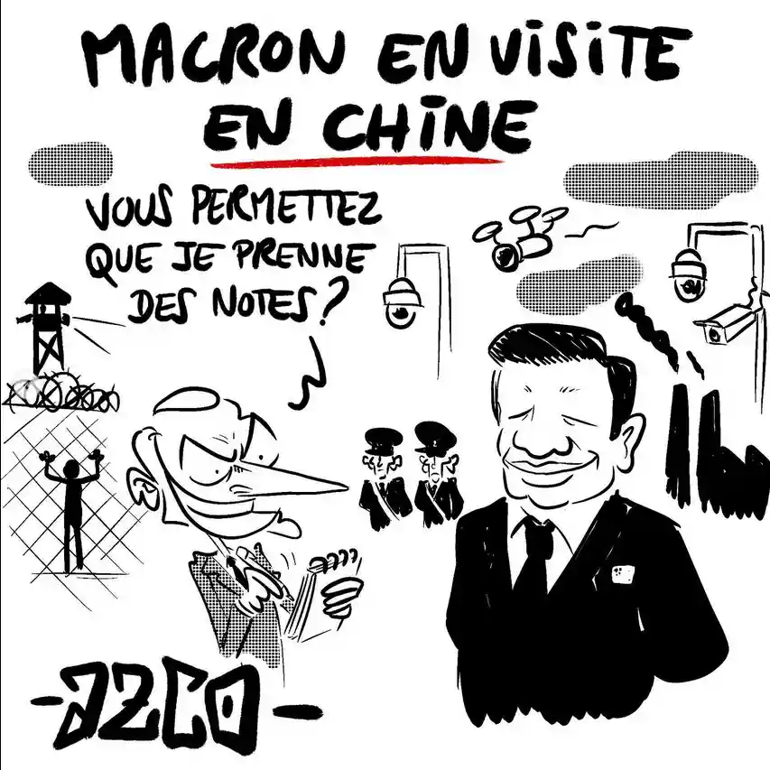 Macron en visite en Chine