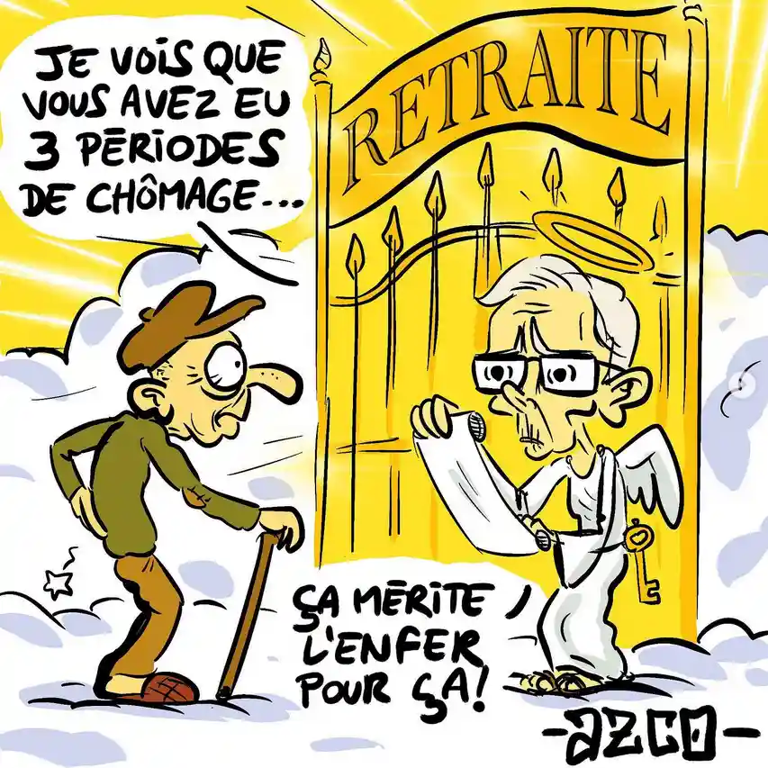 Borne et un retraité au Paradis