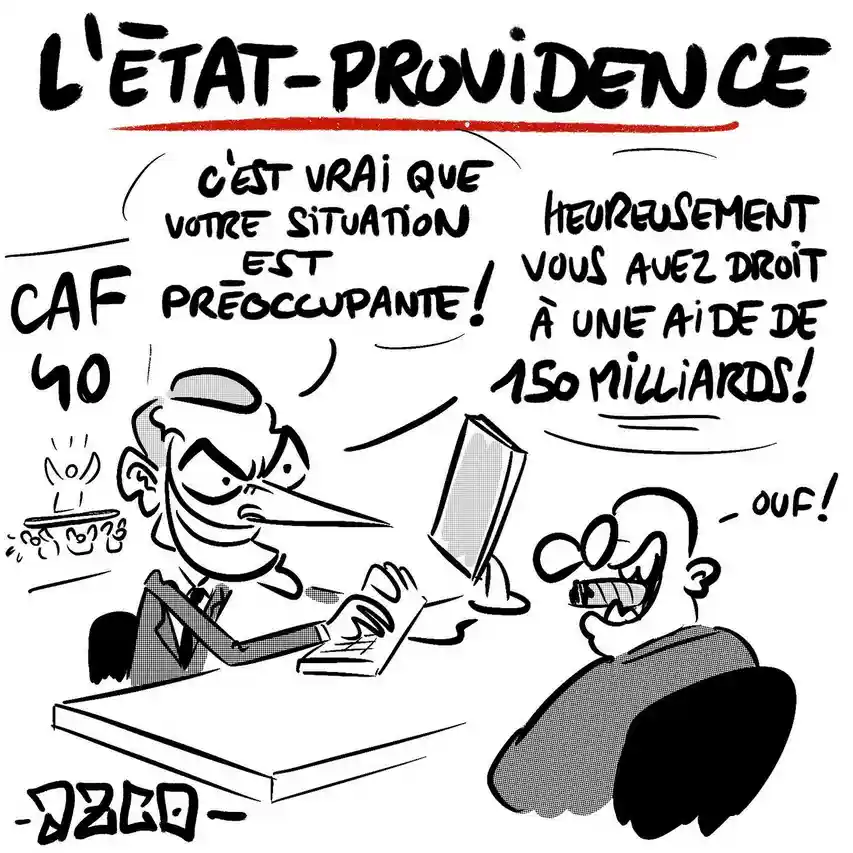 Macron agent de la CAF