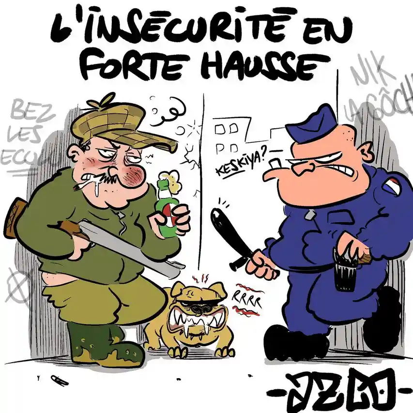 Un flic et un chasseur qui trainent comme des racailles