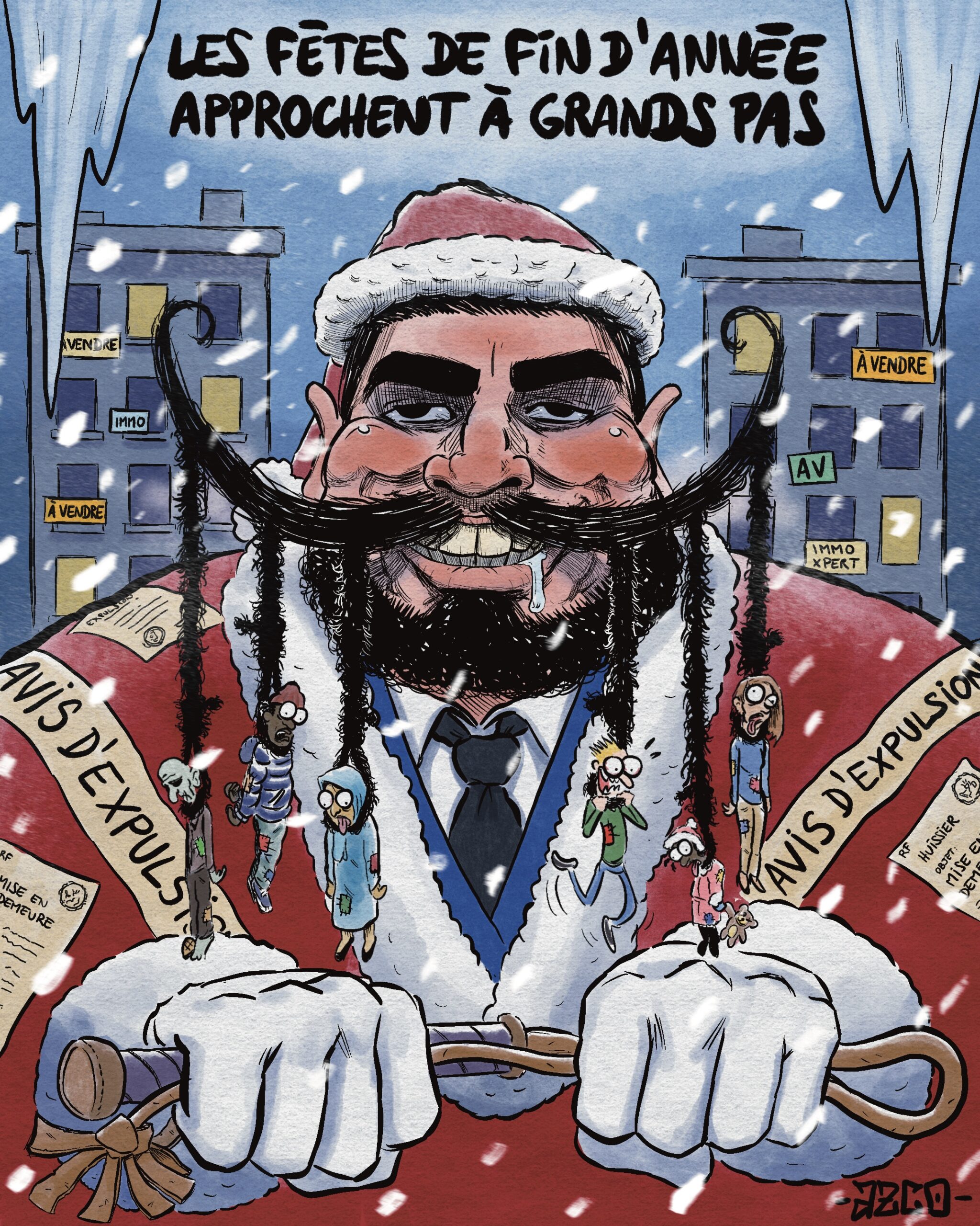 Kasbarian en père fouettard