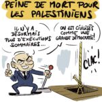 Netanyhau qui pend un palestinien