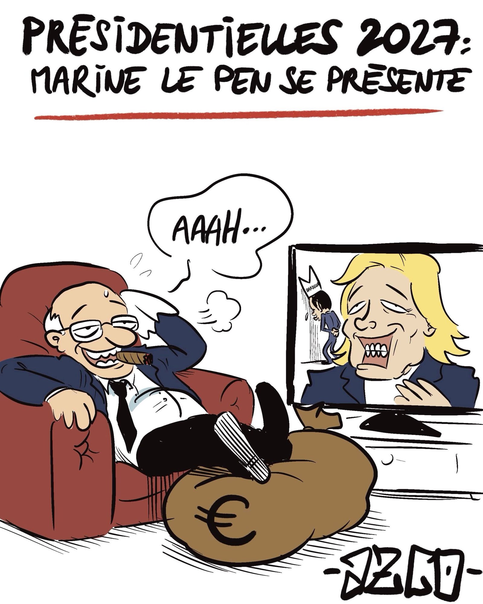 Un patron soulagé de l'éligibilité de Marine Le Pen