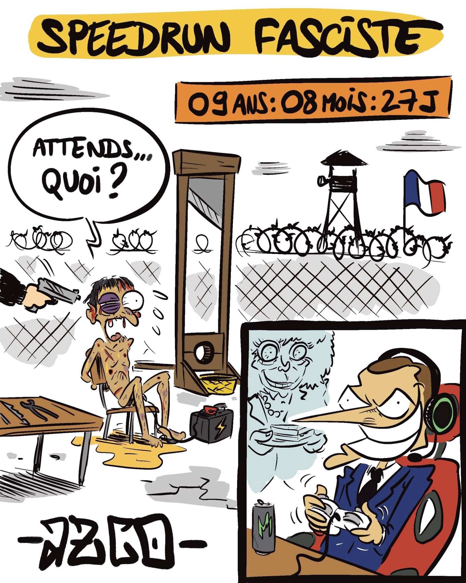 macron gaming dictature